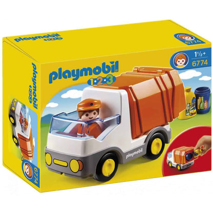 6774 Playmobil 1-2-3 Απορριματοφωρο Οχημα