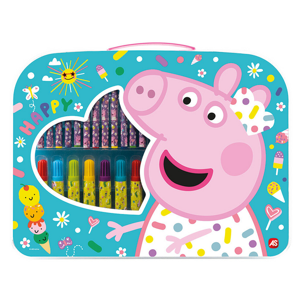 As Art Case Σετ Ζωγραφικης Peppa Pig Για 3+ Χρονων