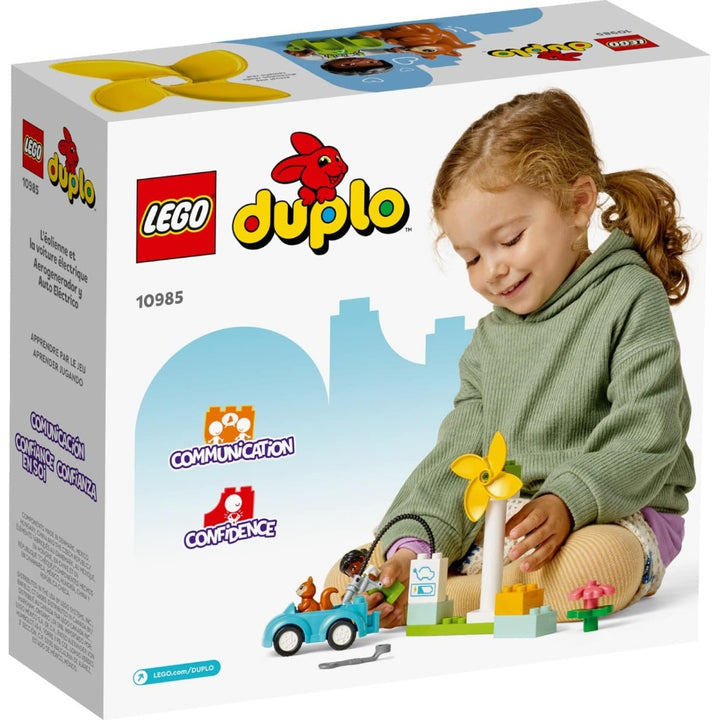 10985 Lego Duplo Ανεμογεννητρια Και Ηλεκτρικο Αυτοκινητο