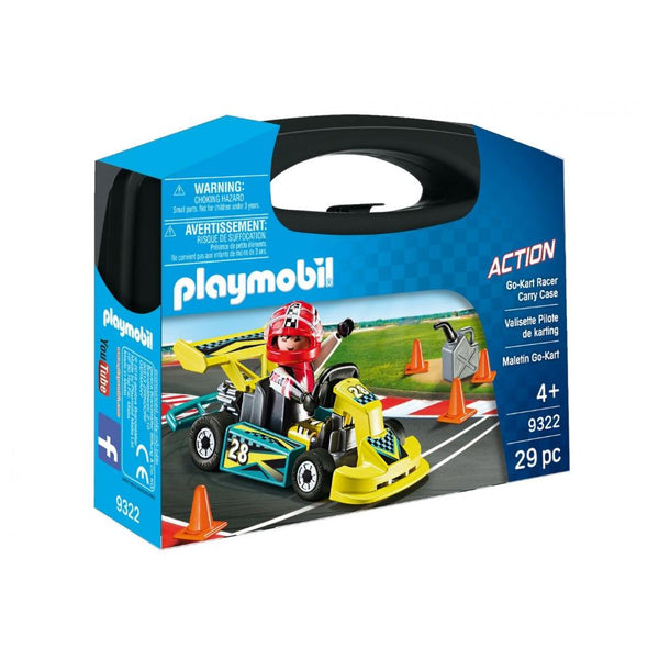 9322 Playmobil City Action Βαλιτσάκι Go-Kart