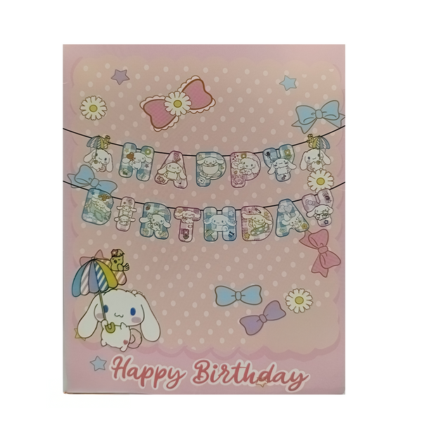 Party Banner Happpy Birthday Cinnamoroll