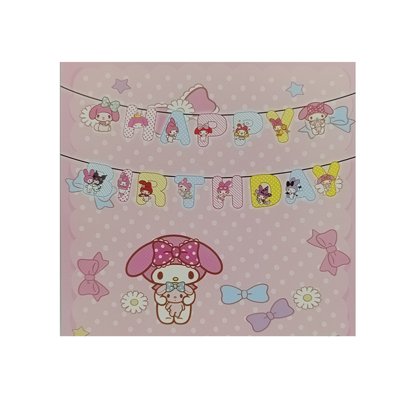 Party Banner Happpy Birthday My Melody