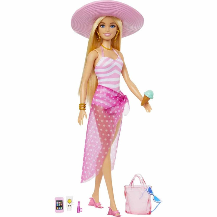 Mattel Barbie Beach Glam Με Αξεσουάρ