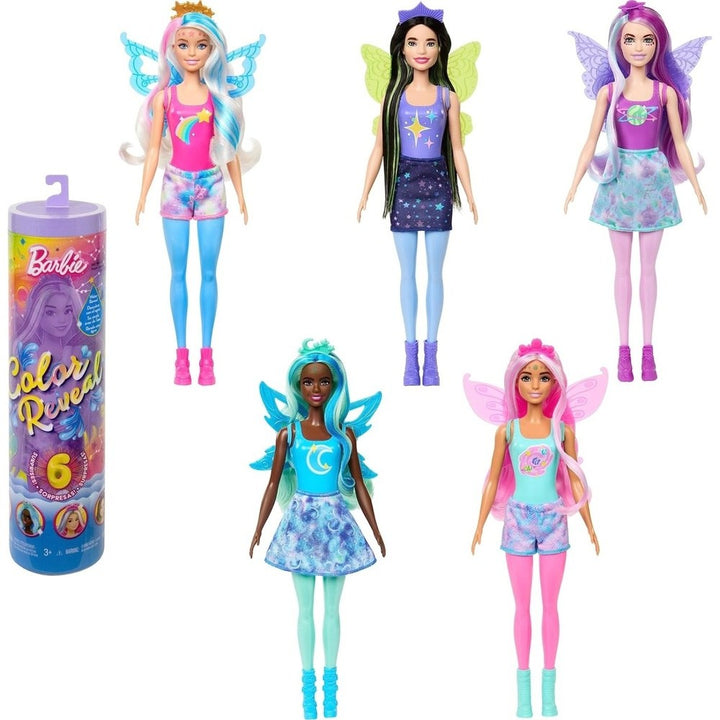 Mattel Barbie Color Reveal Doll 4 Νεράιδες Rainbow Galaxy Series - 1 Τμχ