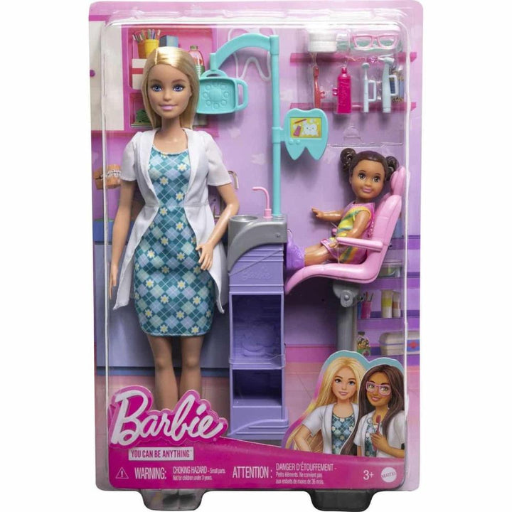 Barbie Οδοντιατρος Ξανθια Κουκλα