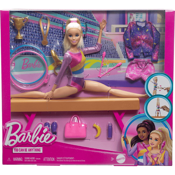 Mattel Barbie Gymnastics Αθλhτρια Ενoργανης Γυμναστικhς