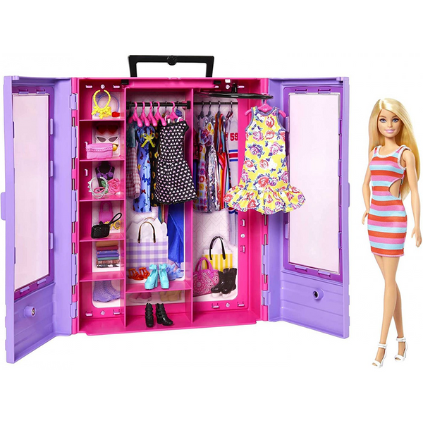 Barbie Fashionistas Νέα Ντουλάπα Της Barbie Με Κούκλα