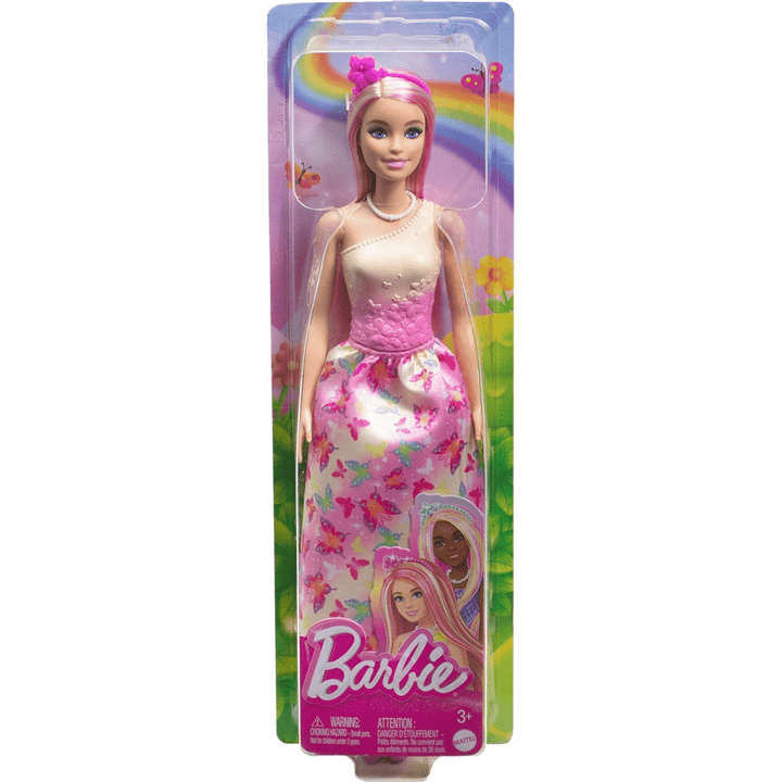 Mattel Barbie A Touch Of Magic Πριγκiπισσα - Ροζ Ανταyγιες