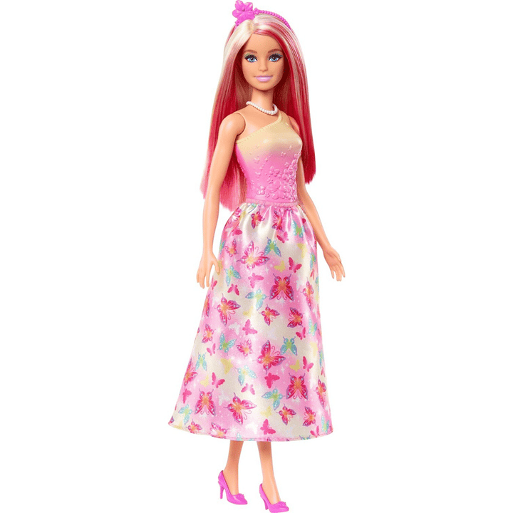 Mattel Barbie A Touch Of Magic Πριγκiπισσα - Ροζ Ανταyγιες