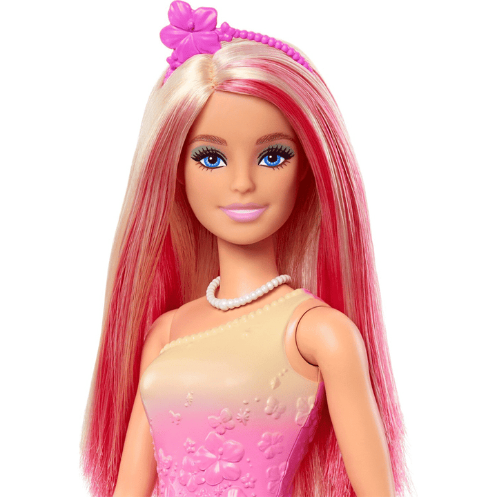 Mattel Barbie A Touch Of Magic Πριγκiπισσα - Ροζ Ανταyγιες