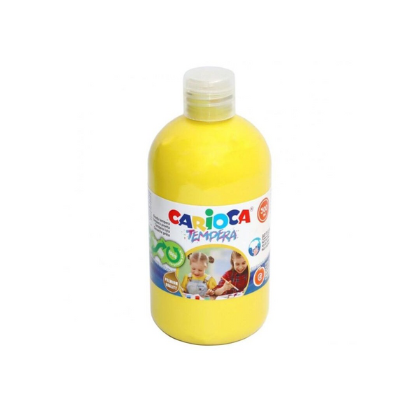 Carioca Τέμπερα 500ml (700gr) 12 Lemon Yellow - Λεμονί Κίτρινο