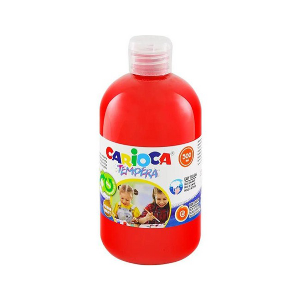 Carioca Τέμπερα 500ml (700gr) 10 Vermillion Red - Κόκκινο