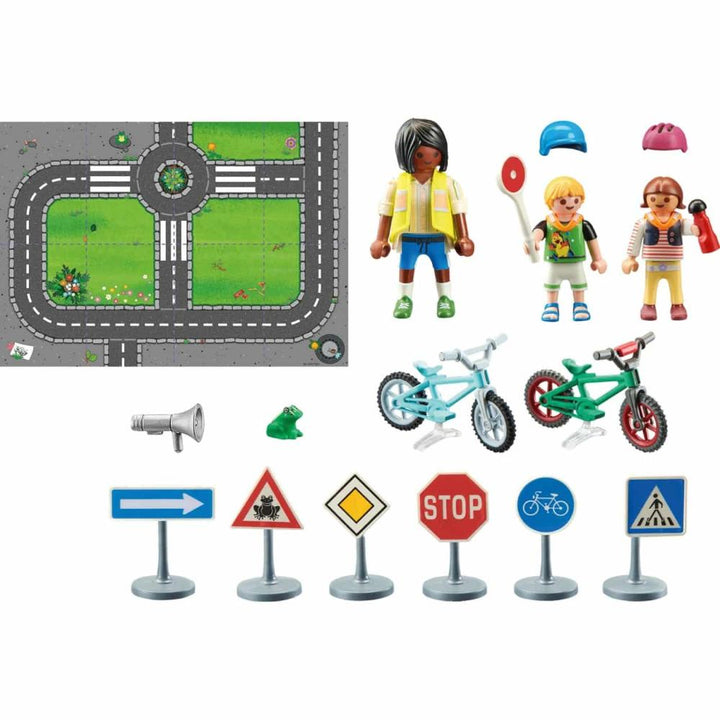 71332 Playmobil City Life Μaθημα Κυκλοφοριακhς Αγωγhς