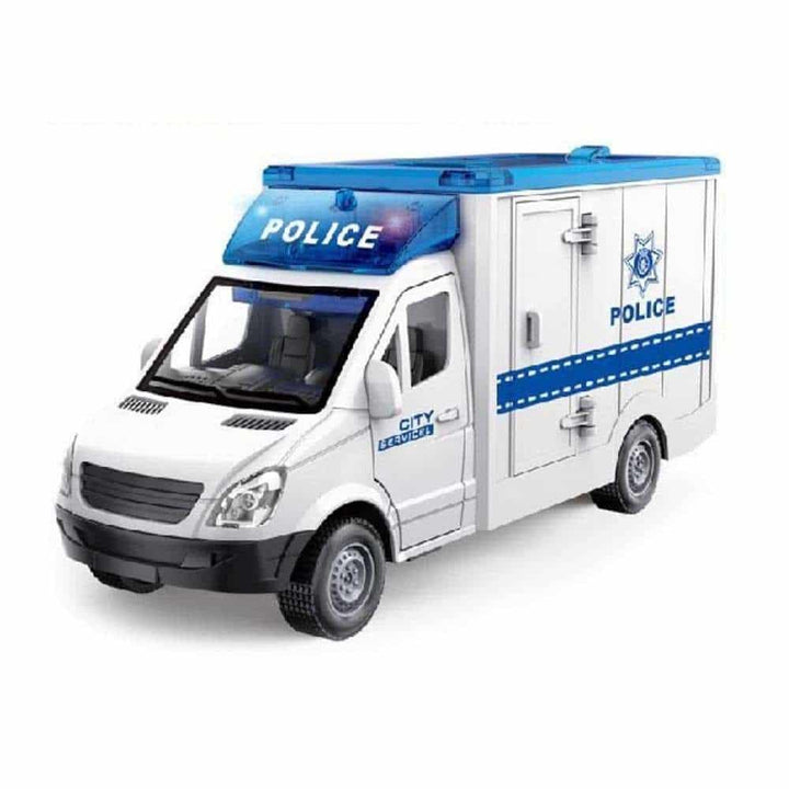 Οχημα Police Van 27Cm Με Φωτα-Ηχους-Πορτες