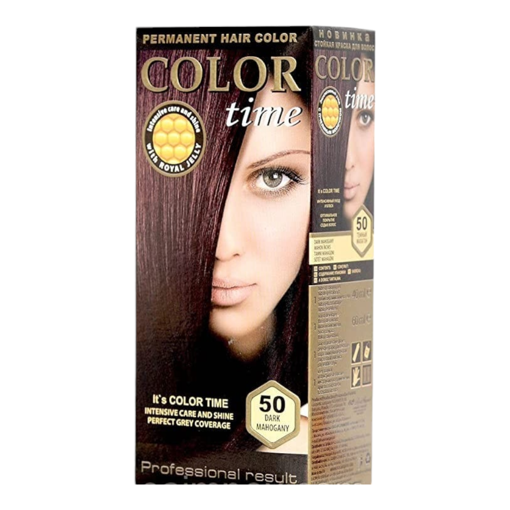 Color TimeColor Time Μόνιμη Βαφή Μαλλιών Gel Nο50- Dark Mahoganypapell.gr