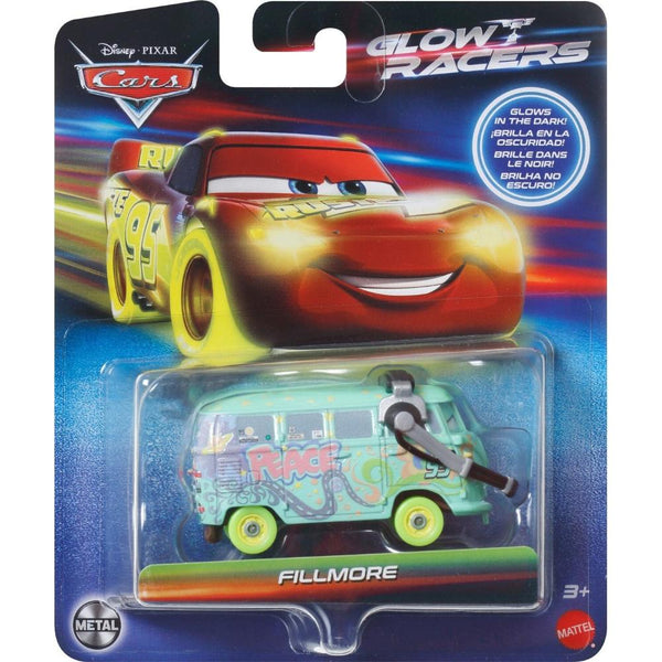 Mattel Pixar Cars Disney Cars Glow Racers Fillmore