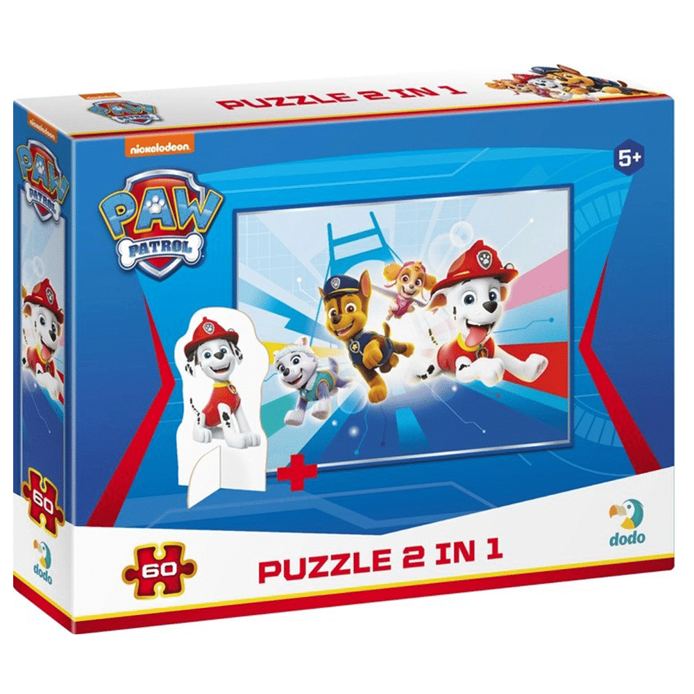 Dodo Paw Patrol Puzzle Με Φιγουρα 60Pcs