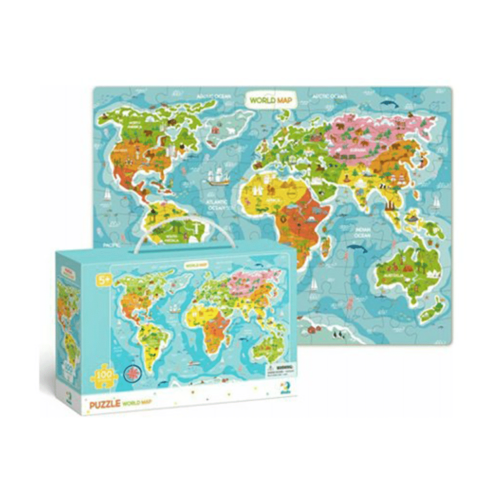 Dodo Puzzle Map Of The World – Παγκοσμιος Χαρτης 100Pcs