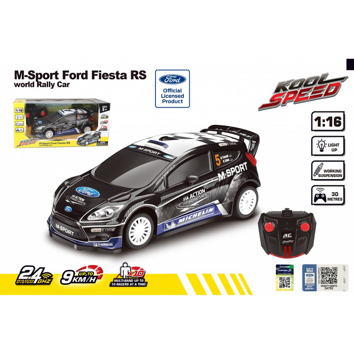 DynatechDynatech Τηλεκατευθυνόμενο RC - Rally Official WRC 1:16 (PVC) - M-Sport Ford Fiesta RS WRCpapell.gr