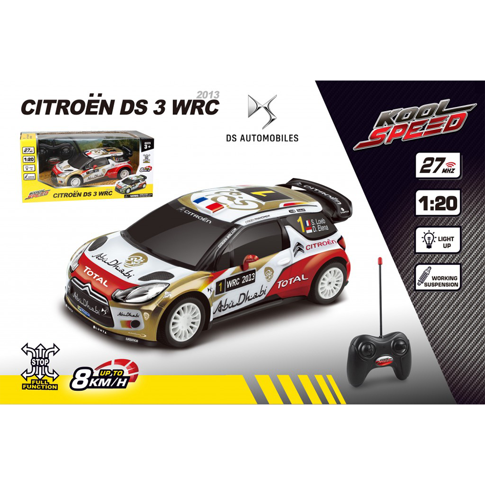 DynatechDynatech Τηλεκατευθυνόμενο RC - Rally Official WRC 1:20 (PVC) | Citroen DS 3 WRCpapell.gr