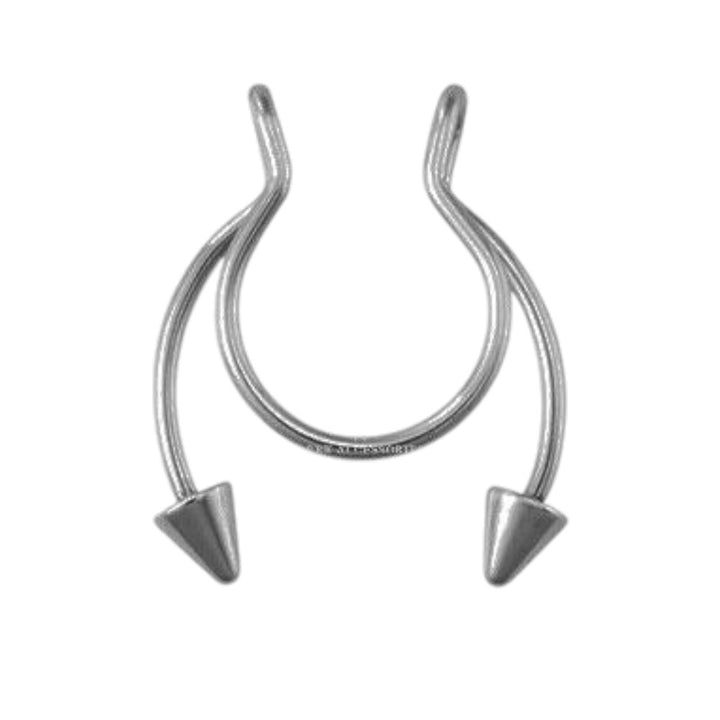 OEMFake Septum Stainless Steel Με Μυτάκια Ασημίpapell.gr