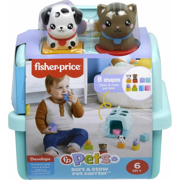 Fisher Price Βαλιτσάκι Μεταφοράς Με Ζωάκια Και Σχήματα Εκπαιδευτικό Παιχνίδι