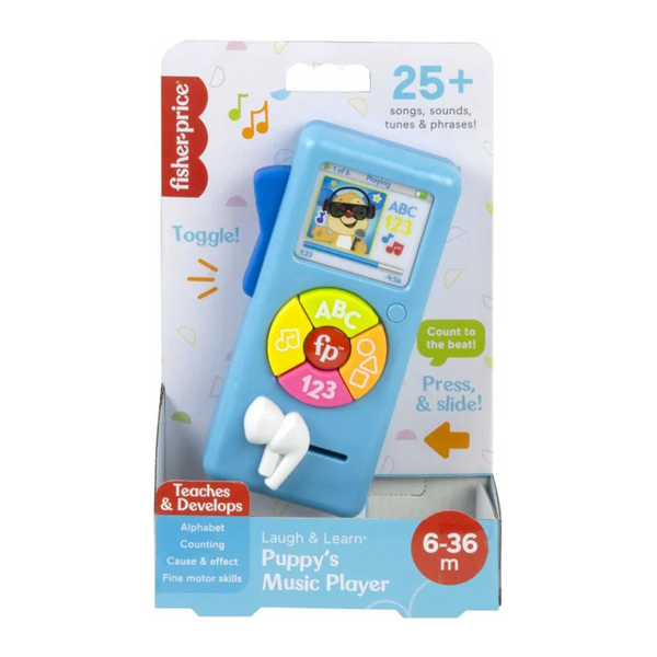 Fisher Price Εκπαιδευτικό Ραδιοφωνάκι- Σκυλάκι Με Τραγούδια