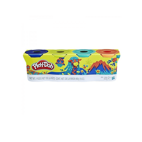 Hasbro Play-Doh Wild Color Pack 4 Βαζακια