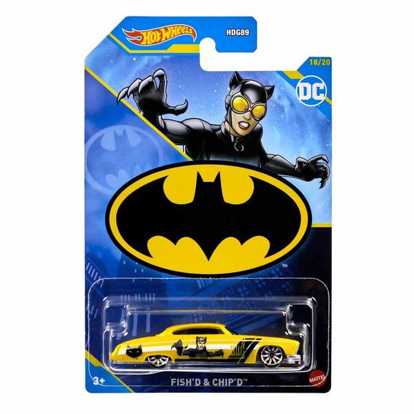 Mattel Hot Wheels Αυτοκινητaκια - Ταινiες Batman Justice League Fishd And Chipd