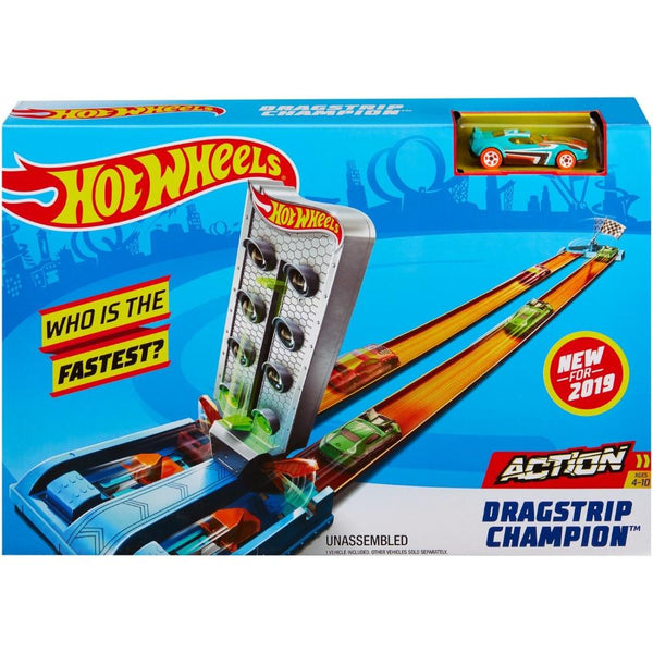 Hot Wheels Αγωνιστική Πίστα Dragstrip Champion