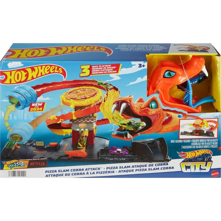 Hot Wheels Πιστα Φιδι Pizza Slam Cobra Attack