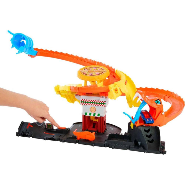 Hot Wheels Πιστα Φιδι Pizza Slam Cobra Attack