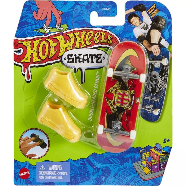 Mattel Hot Wheels Skates Fingerboard And Shoe 9 Double Headed Demon