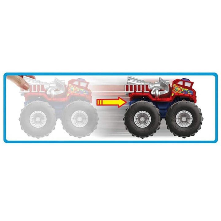 Hw Monster Truck Twisted Tredz 5 Alarm Vehicle