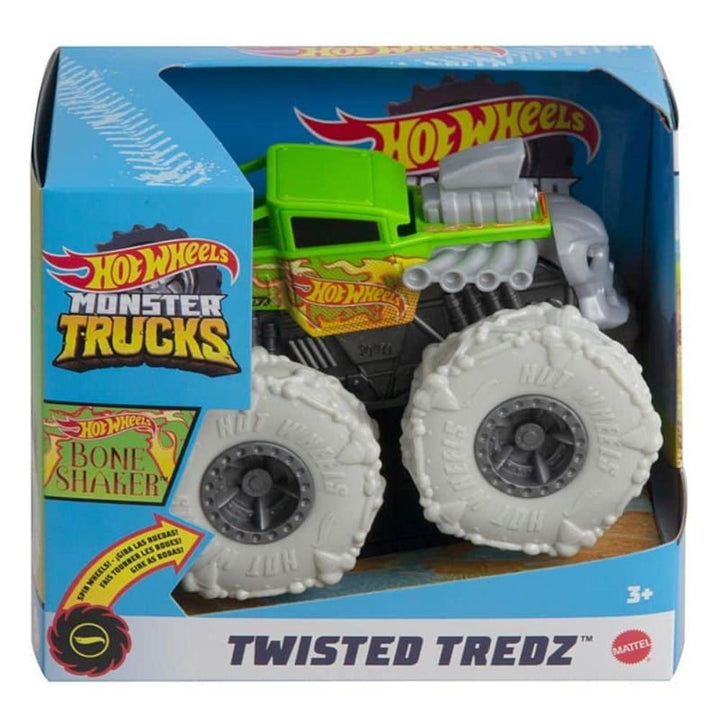 Hw Monster Truck Twisted Tredz Bone Shaker Vehicle