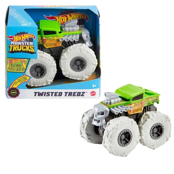 Hw Monster Truck Twisted Tredz Bone Shaker Vehicle