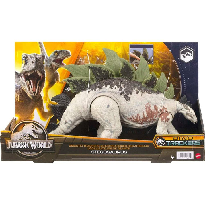 Mattel Jurassic World Dominion Dinosaur Figure Gigantic Trackers Stegosaurus Μεγαλοι Δεινοσαυροι 35 Εκ