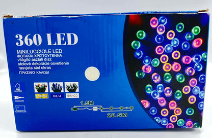 Λαμπακια 360 Led Ψυχρο Λευκο