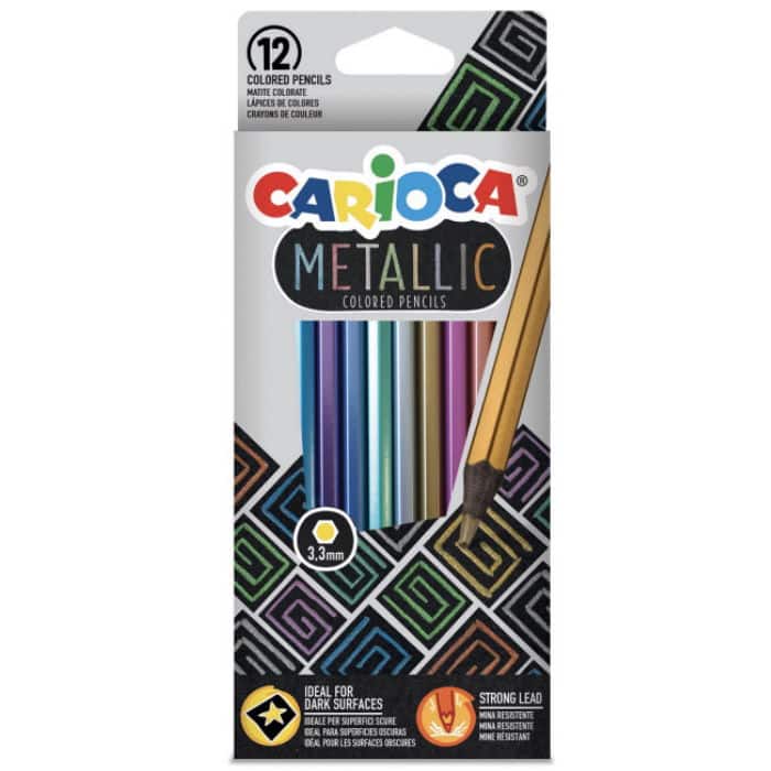 Carioca Ξυλομπογιες Metallic 12 Tmx