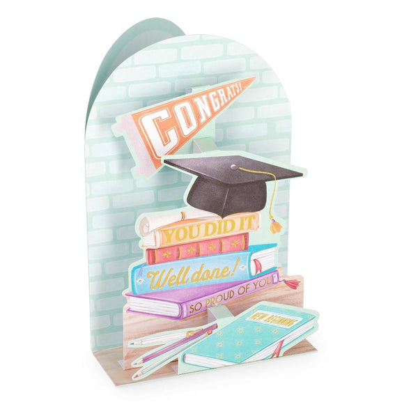 Legami Ευχετήρια Κάρτα Pop-Up Congats Graduation Books