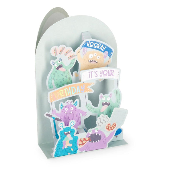 Legami Ευχετήρια Κάρτα Pop-Up Birthday Monsters