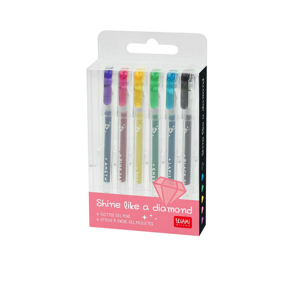 LEGAMILegami Glitter Pen Set 6Τμχpapell.gr