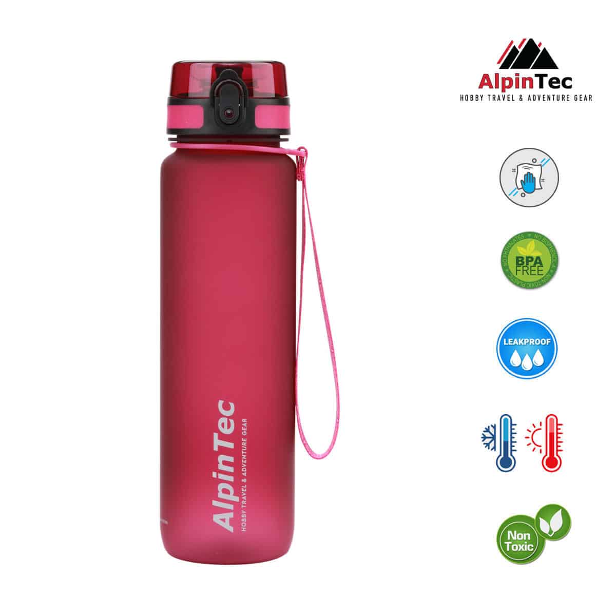 Alpintec Παγουρι Rasberry 1000Ml Bpa Free