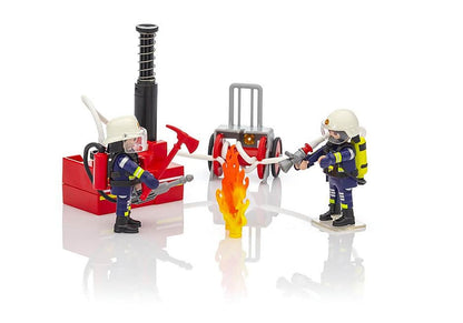 9468 Playmobil Πυροσβεστες Με Αντλια Νερου