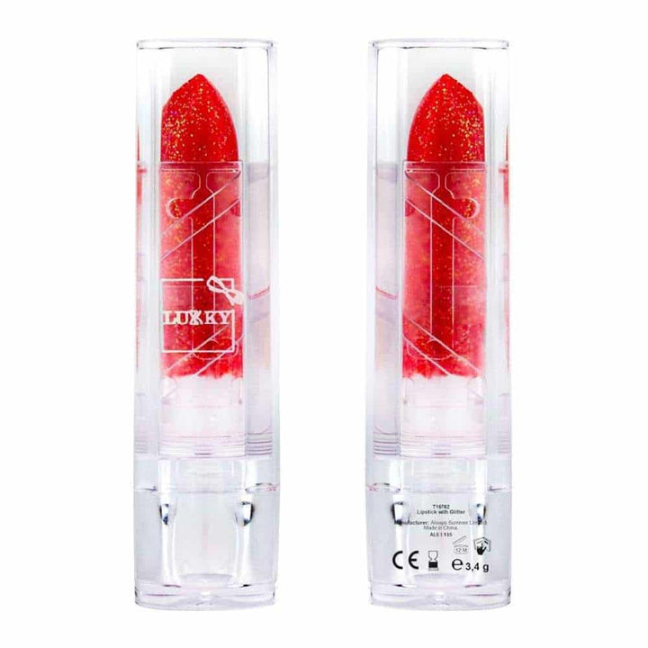 Lukky Lipstick With Glitter 3 Χρωματα