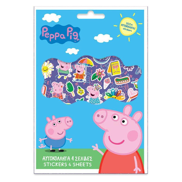 DIAKAKISΑυτοκόλλητα Μπλοκ Peppa Pig 300Τμχpapell.gr