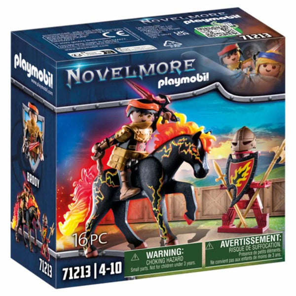 71213 Playmobil Burnham Raiders - Ιπποτης Και Αλογο Της Φωτιας