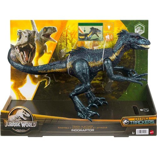 Mattel Jurassic World Track N Attack Indoraptor Με Φωτα, Ηχους Kαι Λειτουργιες Επιθεσης