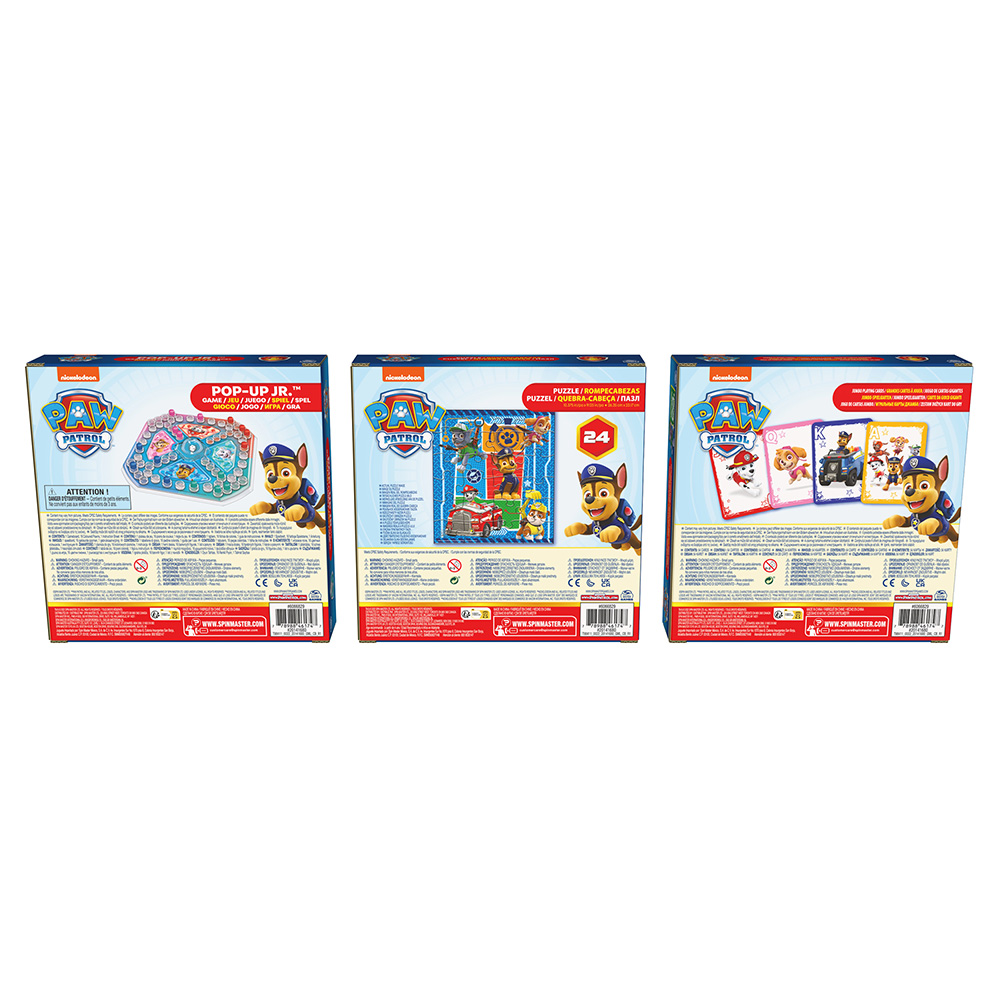 Spin MasterSpin Master Paw Patrol: Game Bundle- Jumbo Cards, Pop-Up Game, 24-Piece Puzzlepapell.gr