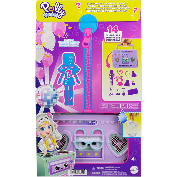 Polly Pocket Polly Disco Fashion Reveal Set